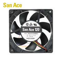 SANYO DENKI San Ace 9G1212H401 120*120*25mm 12V DC 3,72W 0,31A 88CFM 2850rpm Server- und Telekommunikationsgeräte Axialer Kühllüfter