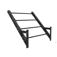 Barre de traction murale en acier robuste pour usage commercial, fixation pour équipement de musculation, échelle de gymnastique type aile de singe