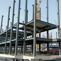 Estructura de Acero Prefabricada para Taller, Almacén, Garaje, Nave Industrial Moderna, Oficina
