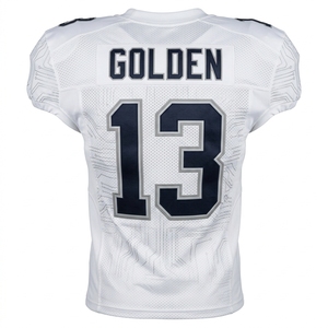 Nuevo Diseño 2026, Jersey de Fútbol Americano Personalizado con Impresión por Transferencia de Calor, 100% Poliéster, Ropa Deportiva de Secado Rápido y Transpirable - Product Image 6