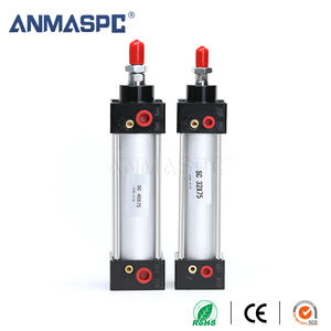 مبيعات مباشرة من المصنع لأسطوانة هوائية تلسكوبية مزدوجة الفعل عالية الجودة من سلسلة SC، أسطوانة هوائية SC80*100 - Product Image 2