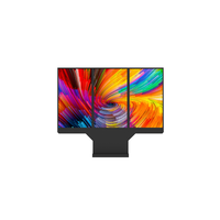 Vente chaude 3x55 pouces Triple écran Lcd Digital Drive-thru Menu Boards Outdoor Advertising Lcd Display