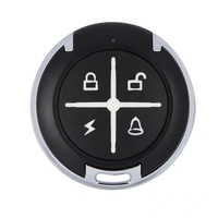 Télécommande ronde sans fil RF élégante 433mhz 315mhz Bouton personnalisation pour portes de garage Alarmes Portes automatiques