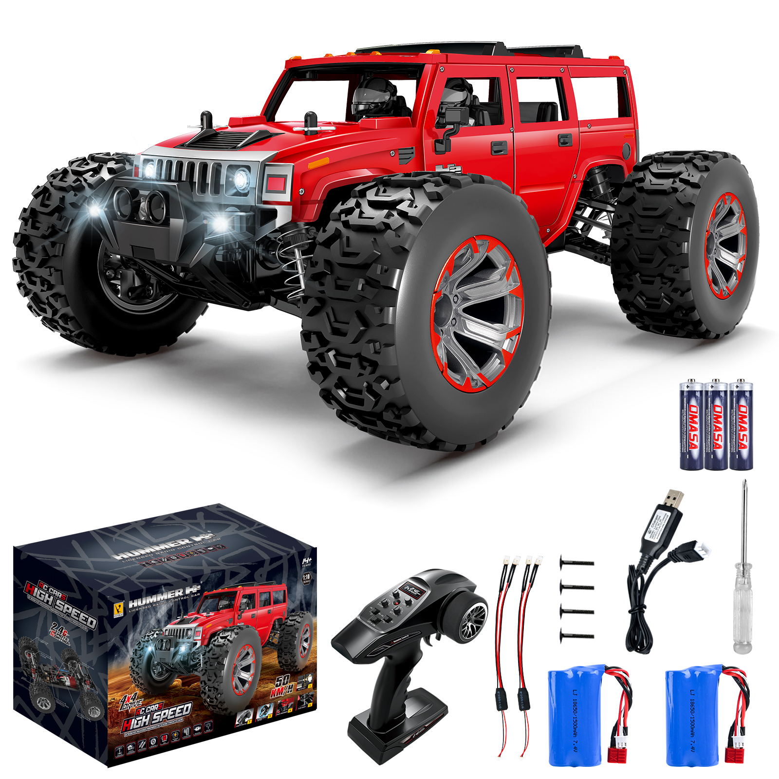 RC Hummer H2 - High-speed Drifting & Off-road Racing