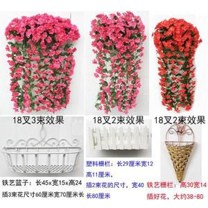 Planta Artificial Colgante de Violeta, 5 Pétalos, Decoración Interior, Flor de Seda de Alta Simulación, Adorno de Pared - Product Image 2