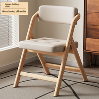 Chaise de salle à manger moderne pliable, imperméable et légère avec dossier stable, idéale pour gagner de la place dans les appartements