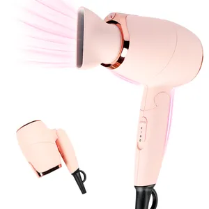 Dc One Step Portable Professional Super Styling Tools Reverse Infrared Hot Air Blow Dryer Mini Hotel Blower Leafless Hair Dryer