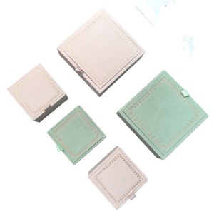 Wholesale Custom logo Jewelry Wooden High-end Earring Ring Necklace <b>Box</b> Jewelry Storage <b>Gift</b> <b>Box</b> - Product Image 6