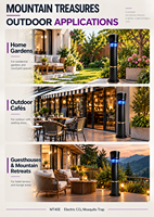 Piège à moustiques commercial pour restaurants en plein air et jardins d'hôtels