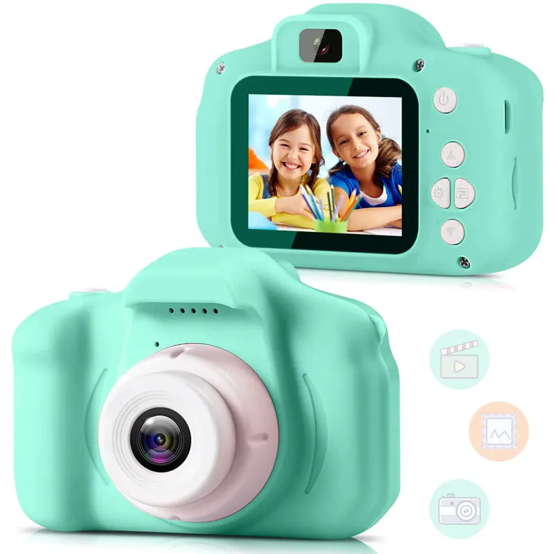 2021子供のための最新のビデオフォトカメラフルHD美しい完璧な写真カメラ防水キッズスポーツアクションデジタルカメラ