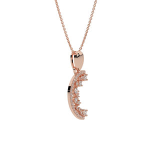 Classic Forever Symbol Diamond <b>Gold</b> Link Chain <b>Necklace</b> for Women Luxury Engagement & Bridal Gift Anniversary Fashion Jewelry - Product Image 2