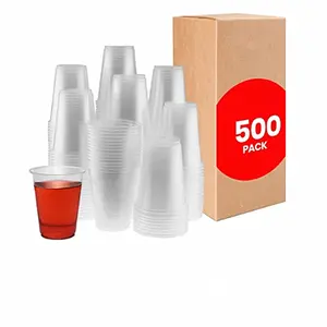 Dùng Một Lần 90Mm 95Mm U Hình Dạng PP Boba Bong Bóng Trà Cup Bánh Container Nhựa Món Tráng Miệng Cup Cho Món Khai Vị Thạch Món Tráng Miệng Cup