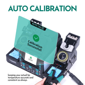 Estación <span class=keywords><strong>de</strong></span> Soldadura <span class=keywords><strong>de</strong></span> <span class=keywords><strong>Pinzas</strong></span> <span class=keywords><strong>de</strong></span> Precisión YIHUA 982D-III con Soldador C210 para Retrabajo <span class=keywords><strong>de</strong></span> Componentes SMT SMD con Calibración Automática - Product Image 3