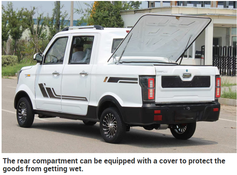 New Chang Li Electric Pickup Truck Electric Car Truck 4x4 Electric