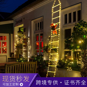 Christmas Light Ladder Decoration Rope <b>String</b> Lights Holiday Tree and Wall Ornament for Home Party Display - Product Image 3