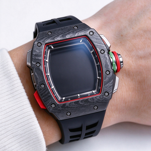 Reloj Mecánico 6501 Edición Limitada de Alta Gama para Hombre, Multifuncional, con Caja de Fibra de Carbono, Resistente al Agua, Negro, con Movimiento Esqueletizado - Product Image 2