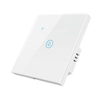 Version européenne 20A Interrupteur intelligent tactile OLED ignifuge avec contrôle par application électrique, résolution 320x240, interrupteur intelligent Tuya pour la maison intelligente