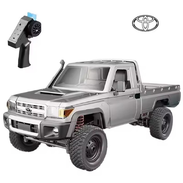 MN82 PRO 2024 Upgraded Licensed Land Cruiser 1/12 4WD RC Pickup Truck 4X4 2.4G RTR Radio Control Crawler with LED Lights
