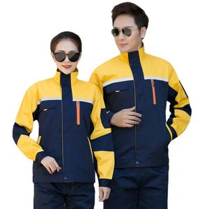 Benutzer definiertes Logo Baumwolle Arbeits kleidung Arbeits kleidung Anzug Arbeiter Arbeiter Uniform Sets - Product Image 4