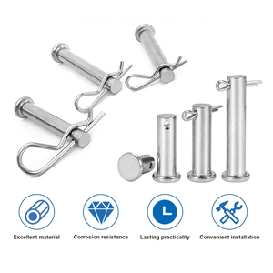 Nhà Máy Tùy Chỉnh Bán Buôn Kim Loại Thép 304 Thép Không Gỉ Dây <span class=keywords><strong>Hookup</strong></span> Pin Clip <span class=keywords><strong>R</strong></span> Pin Cotter Pin - Product Image 4
