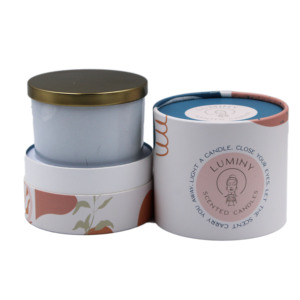 Tùy Chỉnh Kích Thước 4 7 8 10 Oz Tái Chế Trắng Kraft Giấy Ống Cho Nến Jar Bao Bì Các Tông Giấy Màu Đen Có Thể Cho Hình Trụ Hộp - Product Image 1