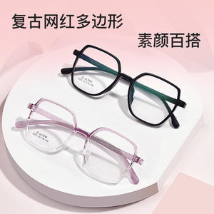 Monturas de gafas rectangulares de estilo coreano 8072, montura completa, ligeras, unisex, para adultos, para corrección de miopía - Product Image 4