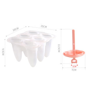 Pour <span class=keywords><strong>Amazon</strong></span> ensemble d'outils de <span class=keywords><strong>sorbetière</strong></span> durable pour bricolage Popsicle fait maison avec moule en silicone pour outils de crème glacée - Product Image 2