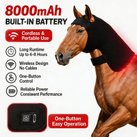 Casque de thérapie par lumière rouge pour chevaux, 660nm 850nm, thérapie par lumière rouge infrarouge pour chevaux