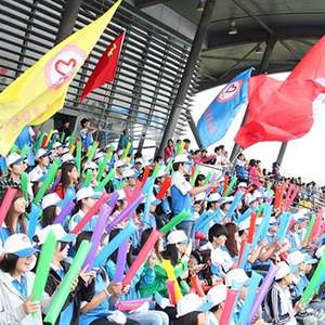 Bâtons gonflables personnalisés pour le soutien, avec effets sonores et lumineux, rouge et bleu, pour le claquage et le divertissement - Product Image 2
