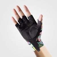 Gants de cyclisme personnalisés mi-doigts pour hommes et femmes, en soie glacée respirante, antidérapants, pour l'été, le fitness, vente en gros