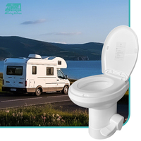 JDA Wholesale RV Portable Toilet with Gravity Flush for Motorhome Caravan Campers and Trailers