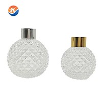 Diffuseur de parfum en forme de boule vide avec spirale en relief, bouteille d'aromathérapie de haute qualité, bouteille d'huile essentielle à prix abordable