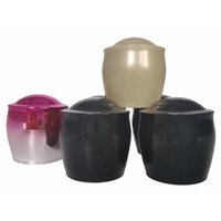 Bouchon à vis en plastique de 28 mm de large, résistant aux fuites, finition lisse, pour bouteilles et pots de lotions, crèmes, emballages de soins personnels
