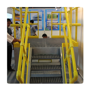 Barandillas de Escalera de Fibra de Vidrio FRP Anticorrosivas, Postes/Tubos de FRP - Product Image 1
