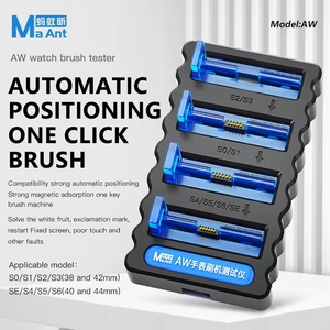 Testeur de machine à brosser MaAnt 8 en 1 pour <span class=keywords><strong>Apple</strong></span> <span class=keywords><strong>Watch</strong></span> S0 S1 S2 S3 SE S4 <span class=keywords><strong>S5</strong></span> S6 38mm 42mm 40mmm 44mm Adaptateur IBUS Outil de restauration - Product Image 2