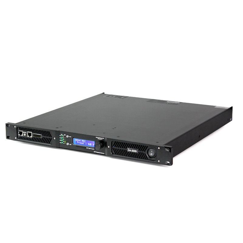 D4-3000 Class D 1u 4000 Watt 2 Ohms 4 Channel Digital Power