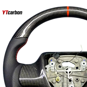 Ytcarbon พวงมาลัยคาร์บอนไฟเบอร์แท้สำหรับ B19 <span class=keywords><strong>SENTRA</strong></span> <span class=keywords><strong>Nismo</strong></span> jdm ชิ้นส่วนรถยนต์อุปกรณ์ตกแต่งภายในรถยนต์สไตล์การแข่ง - Product Image 5