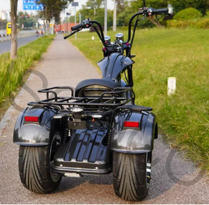 Scooter électrique de mobilité tout-terrain à <span class=keywords><strong>3</strong></span> <span class=keywords><strong>roues</strong></span> avec gros pneus Scooter <span class=keywords><strong>Chopper</strong></span> Citycoco électrique - Product Image 4
