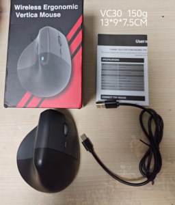 <span class=keywords><strong>Souris</strong></span> sans fil ergonomique silencieuse V30 avec option sans fil BT, rechargeable pour ordinateur portable, PC, <span class=keywords><strong>Mac</strong></span>, application, <span class=keywords><strong>souris</strong></span> verticale 6D - Product Image 3