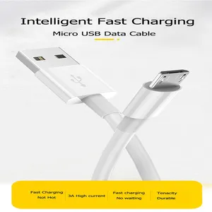 Cable de Carga USB <span class=keywords><strong>V8</strong></span> para Android, Venta al Por Mayor de Fábrica, Cable de Datos de Carga Rápida para Teléfonos Móviles y Relojes Inteligentes - Product Image 2