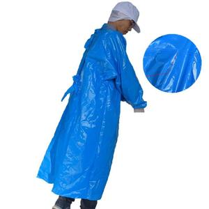 Vêtement réversible en matériau PU Zixi, résistant à l'huile, aux acides et aux alcalis, protecteur contre les produits alimentaires et chimiques, anti-poussière. - Product Image 4