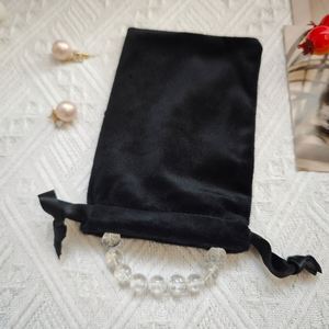 High Quality Customized Print Jewelry Bag Velvet <b>Drawstring</b> Pouch Necklace Pouch Packaging <b>Bracelet</b> Jewelry Bag Dust Bag Jewelry - Product Image 4