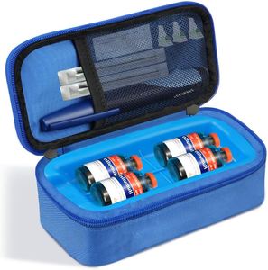 Cooler Travel Case Diabetic Medication Insulated Cooling Bag for Insulin Pen and Bottle Diabetic Supplies Storage - Product Image 1