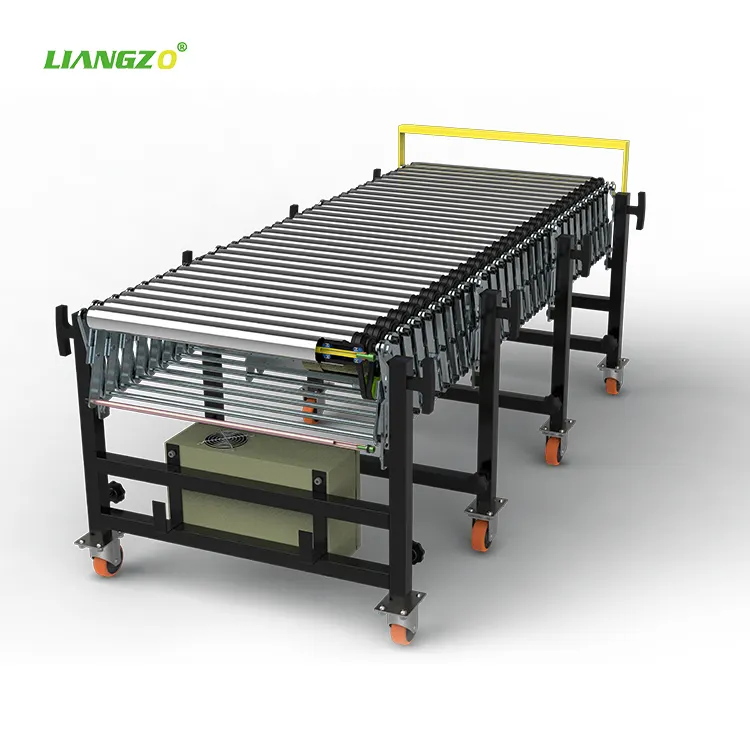 Factory Price Powerful Poly-V Roller Conveyor for Conveying Items Easy Folded and Assembled for Delivering Logistics