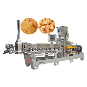 Nueva línea de producción automática de chips de maíz <span class=keywords><strong>Doritos</strong></span>, equipo de procesamiento de alimentos diésel/a gas, extrusora de Bugles - Product Image 1