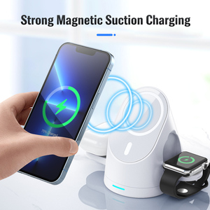 Support de chargeur <span class=keywords><strong>sans</strong></span> <span class=keywords><strong>fil</strong></span> 3 en 1 15W Fast Charging Dock Station pour Earbuds Pro Watch 7 6 SE 5 4 <span class=keywords><strong>iPhone</strong></span> 13 12 <span class=keywords><strong>11</strong></span> XS XR X 8 - Product Image 4