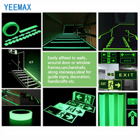 Ruban PVC Luminescent YEEMAX en Gros, Film Vinyle Réfléchissant Photoluminescent en Rouleau, Incassable pour Panneaux de Signalisation de Sécurité Routière