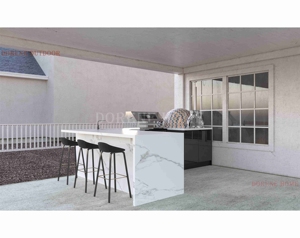 Unidades de Cocina para Exteriores Dorene 2025 con Barra, Gabinete de Almacenamiento, Refrigerador de Acero Inoxidable y Diseño de Carrito Móvil - Product Image 3