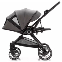 Poussette Buggy de luxe personnalisée pour bébé Système de voyage pour bébé Pliable à une main Poussettes pour bébé Poussettes 3 en 1 de poche