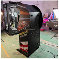 Consoles de Jeu de Course Monnayeur pour Enfants Équipement d'Arcade en Métal Jeu de Course Automobile
